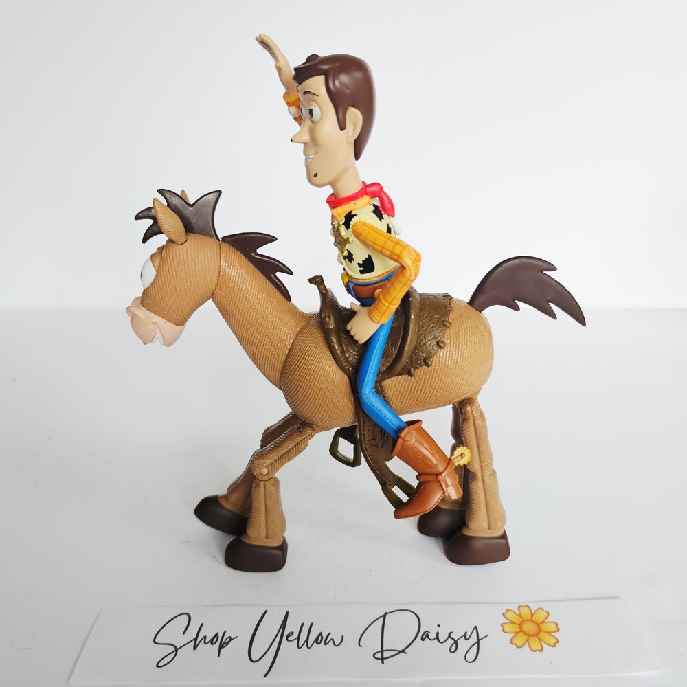 Vintage Toy‎ Story 7" Galloping Bullseye and Woody 1996 Disney Pixar Mattel 1258 - Picture 6 of 16